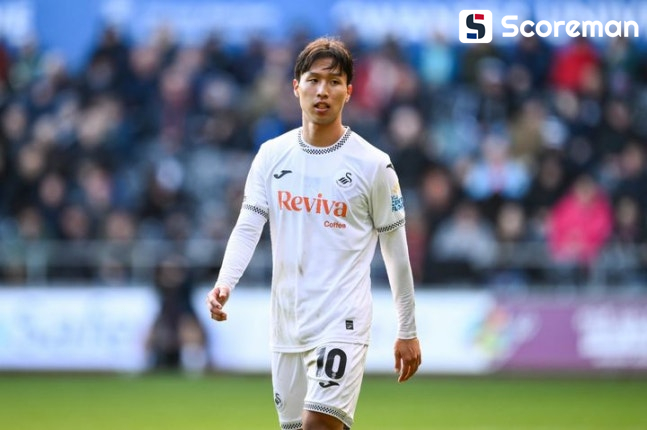 '엄지성 교체' 스완지, 극장골로 렉섬에 2-1 역전승